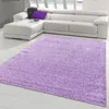 Weicher Shaggy Teppich in Flieder – pflegeleichter Hochflor Produktbild-Vorschau 1