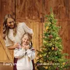 FairyTrees Kunstkerstboom – Nordmann Slim (FT05), 180 cm, Productafbeelding-voorbeeld 5