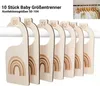 10 stuks babykledingmaatscheiding, confectiematen 50-104, Productafbeelding-voorbeeld 1