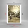 Gerahmtes Poster - Schwarzer Rahmen - Park Spaziergang Baum Produktbild-Vorschau 5