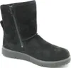 A black suede boot is shown against a white background. Anteprima dell’immagine prodotto