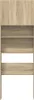 vidaXL Polička na práčku Sonoma dub 64x24x190 cm Materiál Náhľad obrázku produktu 5