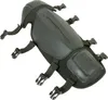 A black protective shin guard with straps and buckles, shown against a white background. Anteprima dell’immagine prodotto