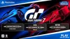 Marketing image for Gran Turismo 7, featuring stylized cars and review snippets. Produktbild-Vorschau