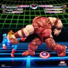 Action scene with two comic book characters fighting. Podgląd zdjęcia produktu