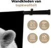 MuchoWow® Wandteppich Wandbehang Eisbär - Tier - Schwarz - Produktbild-Vorschau 3