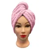 Turbante per capelli in spugna ad asciugatura rapida rosa, Anteprima dell’immagine prodotto 8