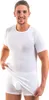 Herren kurzarm Shirt Rundhals weiß Produktbild-Vorschau