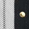 Tende Antimosche 2 pz per Porte con Magneti Nere 220x100 cm Anteprima dell’immagine prodotto 4