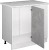 Eckunterschrank Vicco R-Line Beton 86 cm , AP Marmor, Model Produktbild-Vorschau 5
