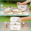Belle Vous 5-teiliges tragbares isoliertes Lunchbox-Set mit Produktbild-Vorschau 6