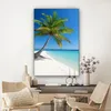 MuchoWow® - Obraz na płótnie - Plaża - Palma - Tropikalny - Podgląd zdjęcia produktu 7