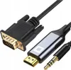 Co2 Kabel Vga - Hdmi Przejściówka Konwerter Adapter Audio Podgląd zdjęcia produktu 1