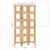 Homestyle4u Foto Paravent Raumteiler 3 teilig Fotowand Holz Produktbild-Vorschau 2