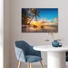 MuchoWow® Poster Strand - Meer - Palme - Sonnenuntergang Produktbild-Vorschau 5