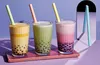 100x Trinkhalme aus Papier für Bubble Tea pastellbunt Ø12mm Produktbild-Vorschau 2