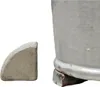 4 Untersetzer für Blumentopf | Grau-Weiß | 9cm x 9cm x 2cm Produktbild-Vorschau 1