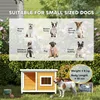 Cuccia per cani PawHut, legno di abete, casetta per animali Anteprima dell’immagine prodotto 8
