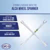 alca® Klucz krzyżowy do kół o rozmiarach 17–19–21–22 mm Podgląd zdjęcia produktu 2