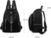 EDIBAZZAR | Sac à dos femme élégant urbain noir boho Voir les images du produit 18