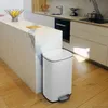Spirella Poubelle 30 litres en inox avec abaissement Voir les images du produit 7