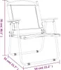 vidaXL Campingstühle 2 Stk. Beige 54x55x78 cm Oxford-Gewebe Produktbild-Vorschau 9