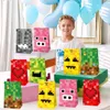 12 papieren geschenktassen – snoepzakjes met 18 stickers – Productafbeelding-voorbeeld 3