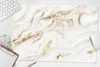 MuchoWow® Schreibtischunterlage Marmor - Gold - Weiß 60x40 Produktbild-Vorschau 5