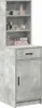 vidaXL Credenza alta in finto cemento grigio 40 x 40,5 x Anteprima dell’immagine prodotto 1