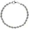 JOBO Kordelarmband 925 Sterling Silber massiv 21 cm Armband Produktbild-Vorschau 4