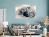 Italienischer Leinwand Leinwandbild - Thoughtful in Blue Produktbild-Vorschau 2
