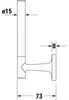 Duravit DU Ersatzpapierrollenhalter Starck T Chrom Produktbild-Vorschau 3