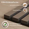 AREBOS Walnuss Akustikpaneele 120x60 – 4er Set Produktbild-Vorschau 7