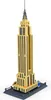 A Lego-style model of the Empire State Building on a display base. Voir les images du produit