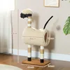 PawHut Tiragraffi da 98 cm con palo, tunnel e pallina, Anteprima dell’immagine prodotto 3