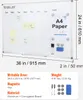 SucceBuy Tableau blanc magnétique de calendrier 36 x 24 Voir les images du produit 7