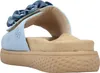 Rieker Damen Pantolette Klettverschluss Blumenapplikation Produktbild-Vorschau 4