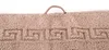 Luxus Medusa Saunatuch 100x200 cm - Beige / Hell Braun - Produktbild-Vorschau 3