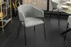 riess-ambiente Design Stuhl NOBLESSE grau Chenille Produktbild-Vorschau 2