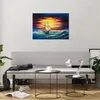 Bilder auf glas - Meer Welle Boot - 70x50cm - Glasbilder - Produktbild-Vorschau 6