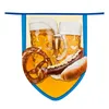 Boland Wimpel-Girlande Bier-Motive 8 m 12 Wimpel 40x28 cm Produktbild-Vorschau 3
