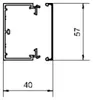 Hager LF4006009016, Biały, Polichlorek winylu (PVC), 57 mm, Podgląd zdjęcia produktu 5