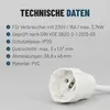 ABSINA 3x Schutzkontakt Kupplung mit Zugentlastung - PVC Produktbild-Vorschau 5