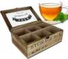 Koopman Scatola da tè in legno (6 scomparti) Anteprima dell’immagine prodotto 12