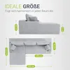 Juskys Sofa Coredo - Hellgrau, moderne Couch aus Cord mit Produktbild-Vorschau 5