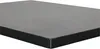 A close-up, angled view of a black stone cutting board on a white background. Náhled obrázku produktu