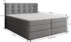 Masseno Boxspringbett AREZI 160x200 cm Komplett-Set mit Produktbild-Vorschau 7