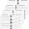 Calendario scolastico 2026/2027 "BLACK" | A6, carta Anteprima dell’immagine prodotto 3