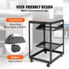 SucceBuy 15U szafa serwerowa z otwartą ramą, 15'' - 40'' Podgląd zdjęcia produktu 5