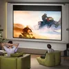 HOMCOM Beamer Leinwand 293x193 cm 120 Zoll 16:9 HD 4K Produktbild-Vorschau 2